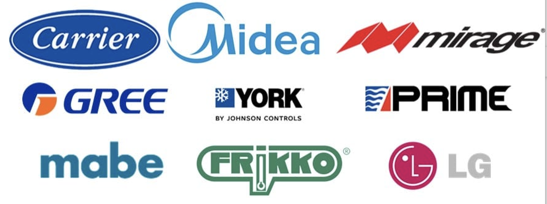 Logos de marcas de climas de calidad